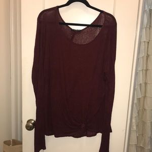 Brandy Melville oversized long sleeve top